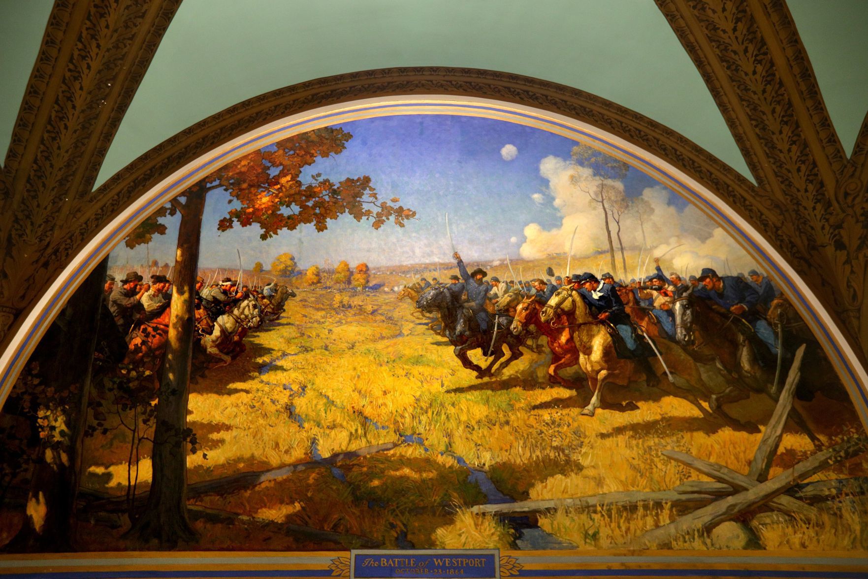 The Missouri capitol is its own museum of art